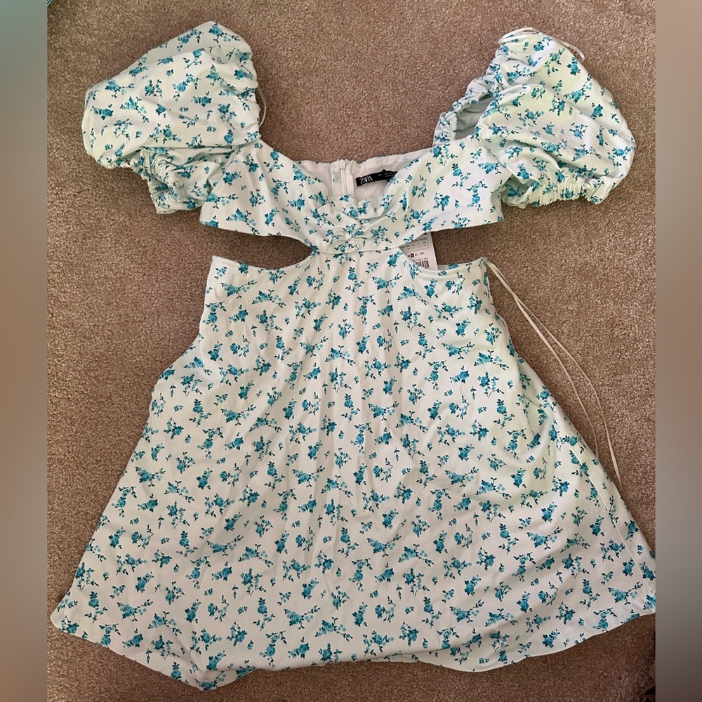 Zara dress with cut outs